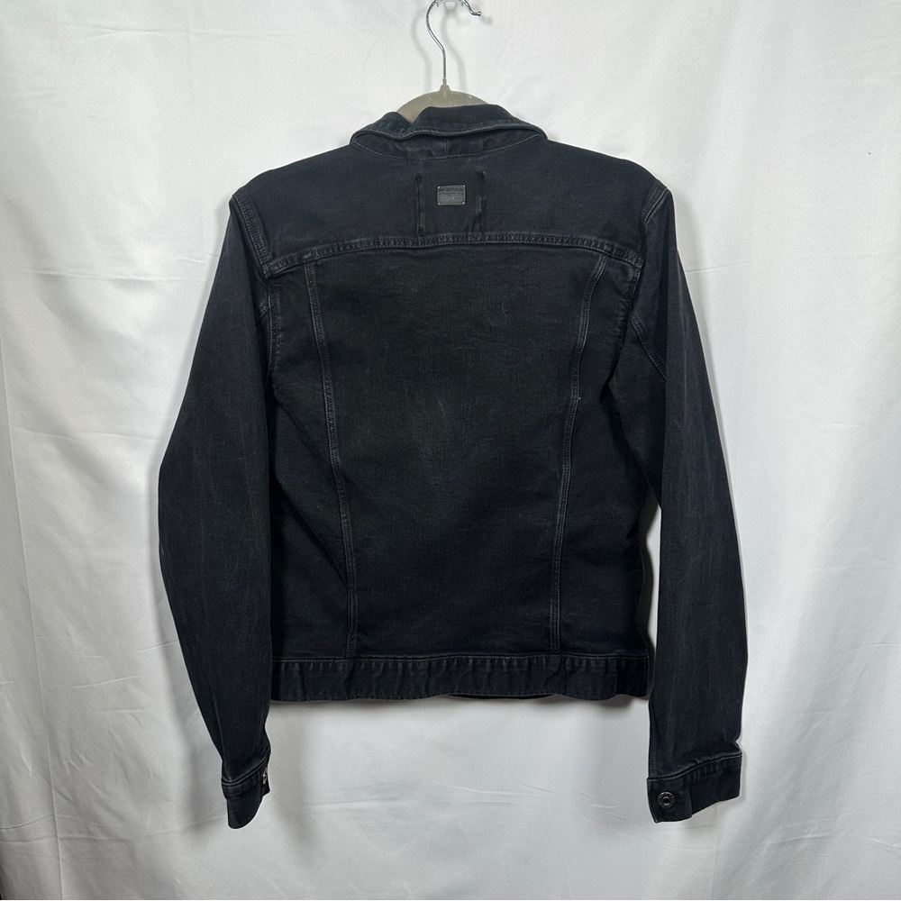 G-Star RAW 3301 Slim Trucker Denim Jacket Stretch Black Size M Men's Streetwear - Picture 11 of 11